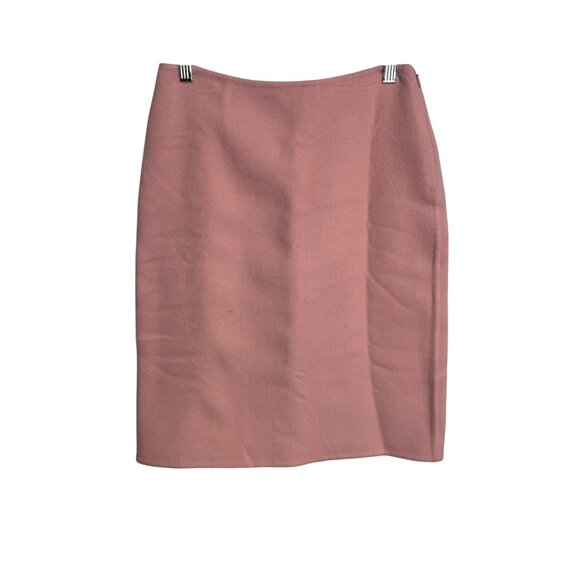 Ralph Lauren Collection Pencil Skirt Wool Angora Cashmere Size 6 Purple Label
